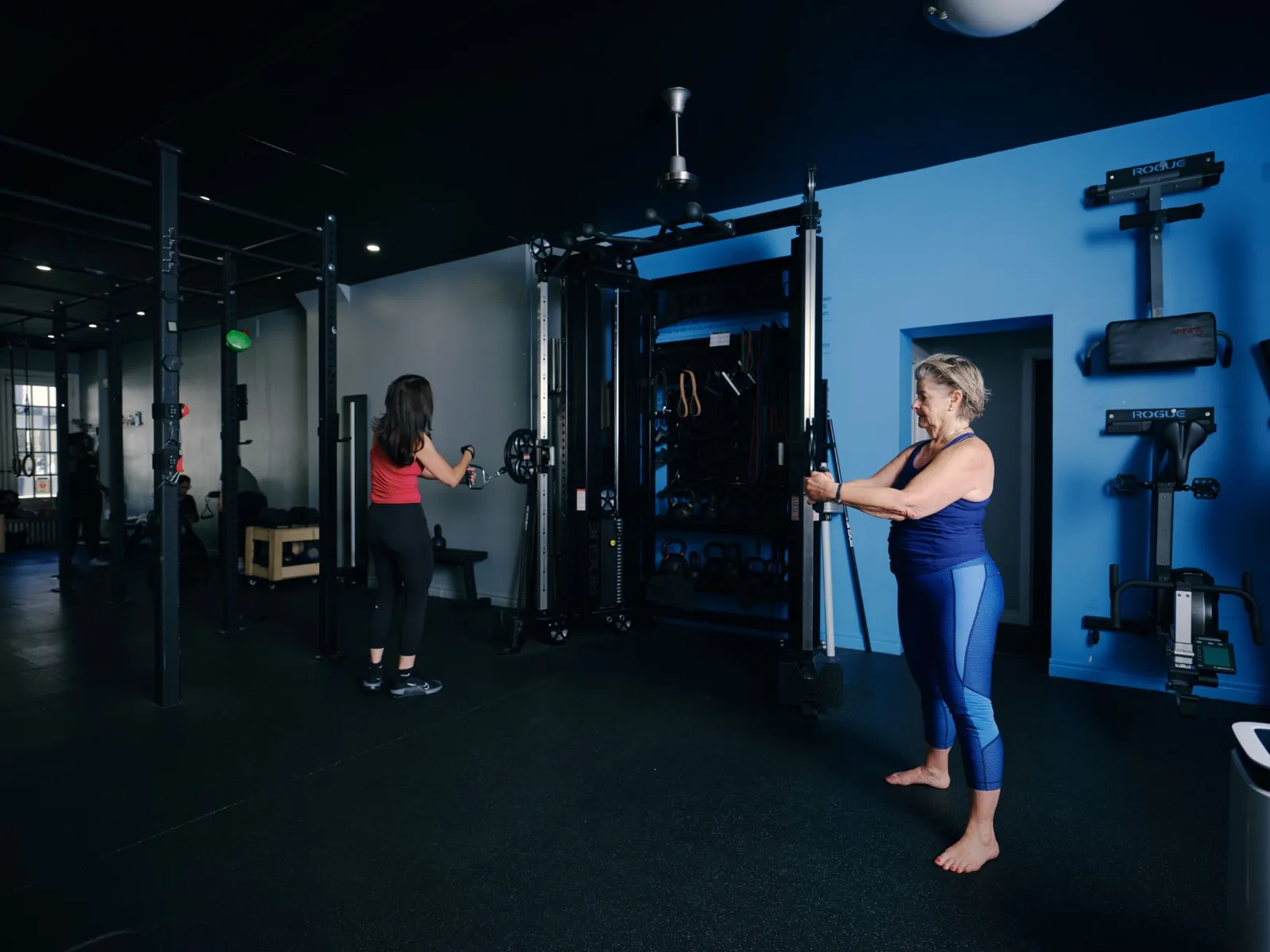 Thrive Fit: equipment on the floor at Thrive Fit