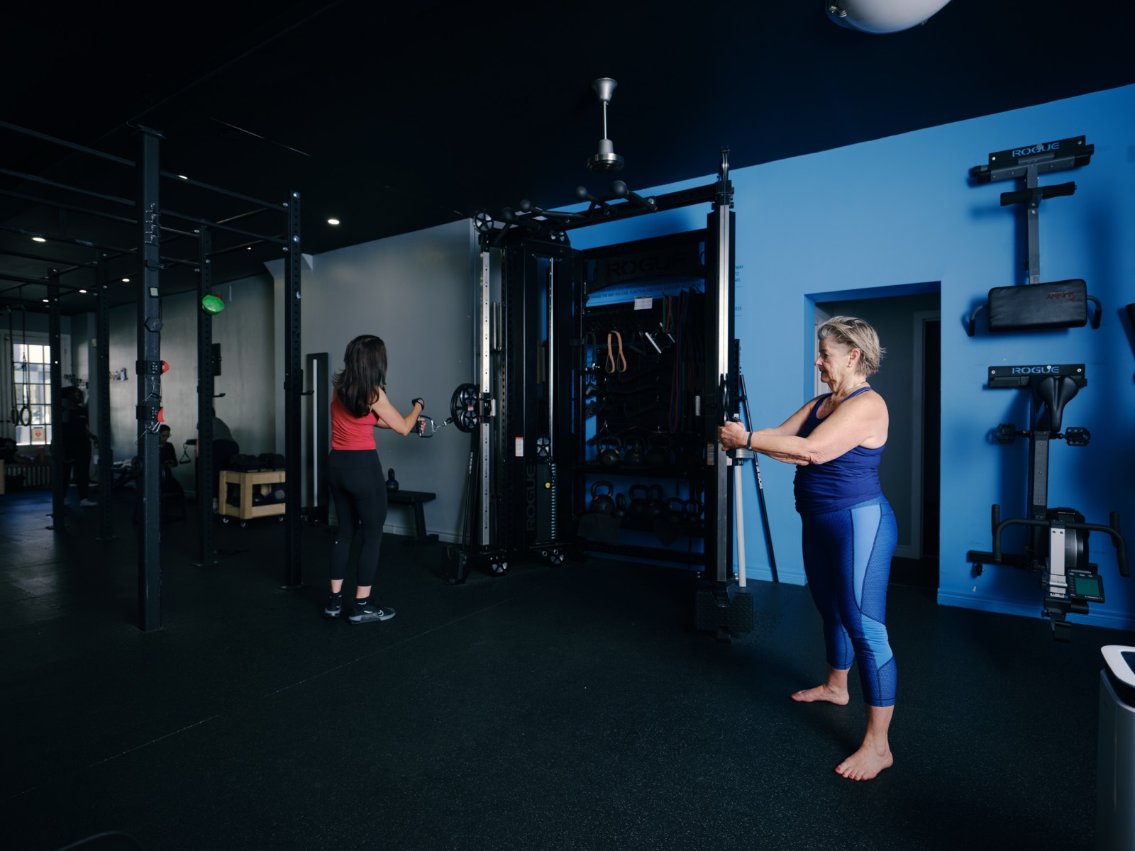 Thrive Fit: equipment on the floor at Thrive Fit